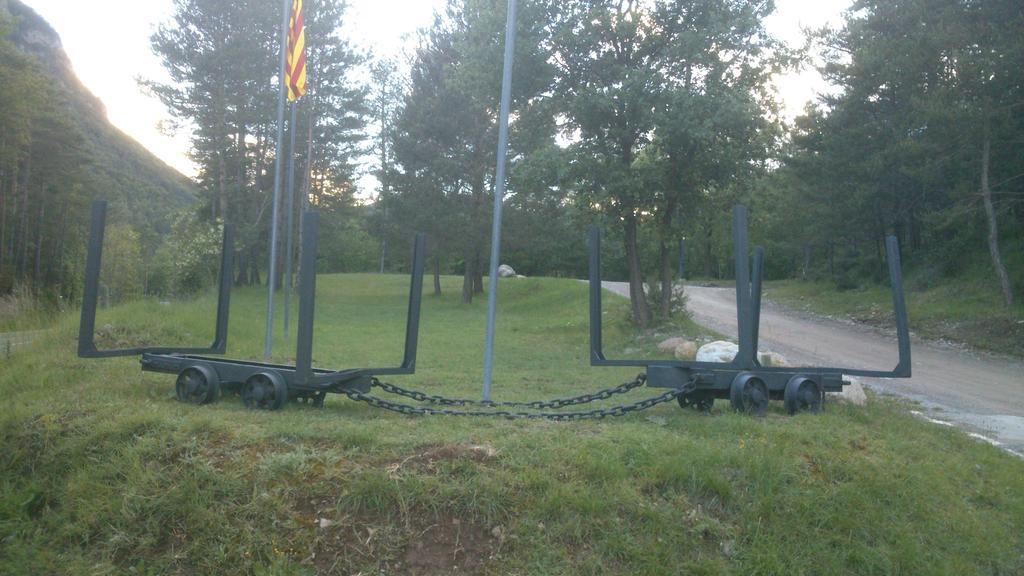 Camping L'Espelt La Pobla de Lillet Bagian luar foto